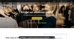 Desktop Screenshot of mijnwebwinkel.nl